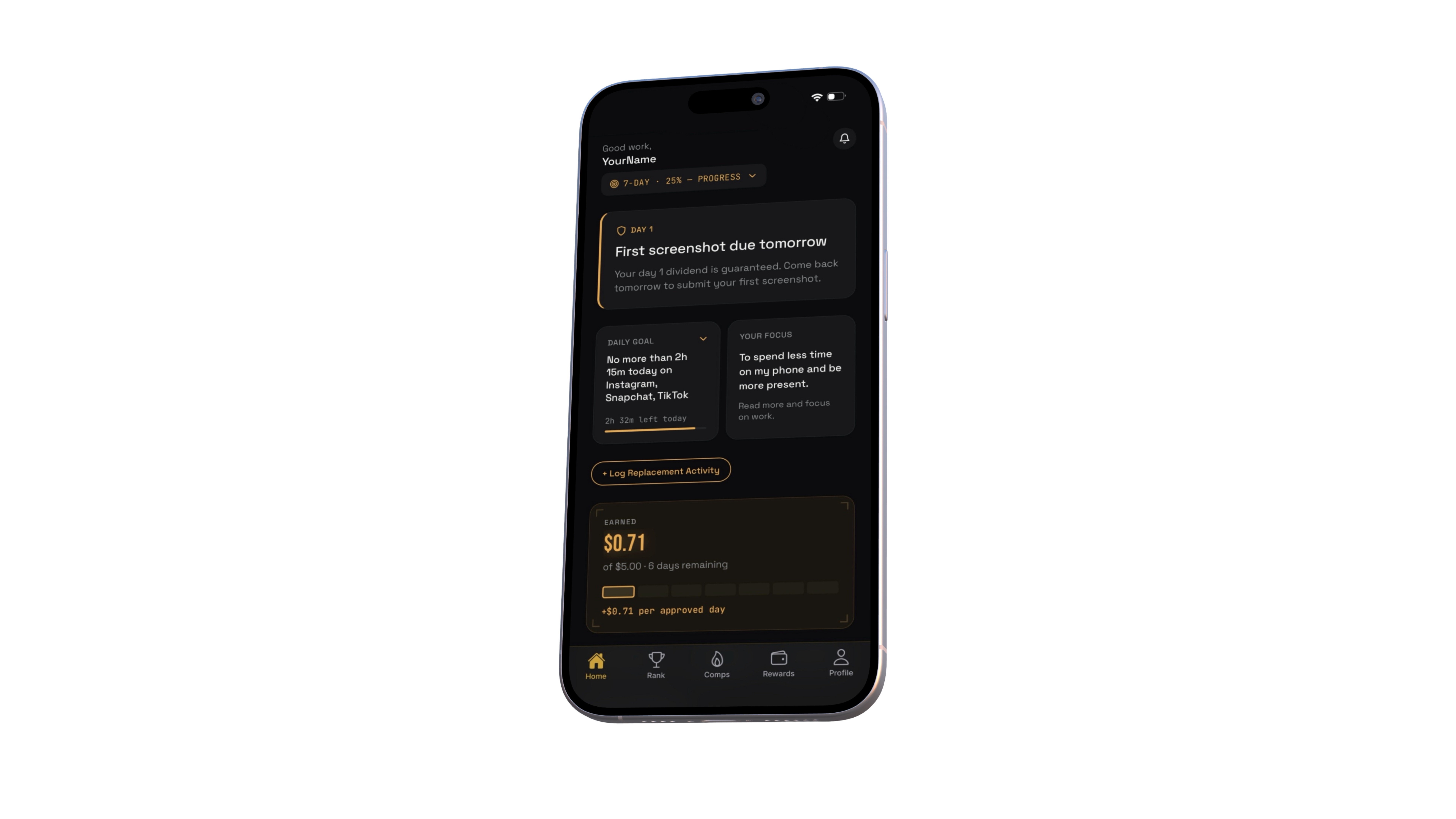 Attention Fund app